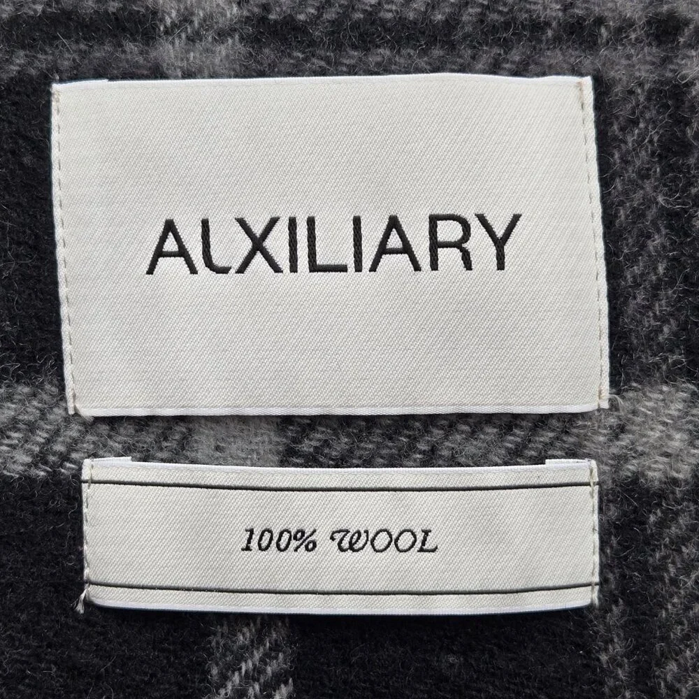 Auxiliary Reversible THICK Wool Scarf---2 SCARVES IN 1! Aritzia